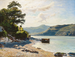 Carlo Mancini (1829-1910)
Landscape with a boat
1855-60 ca.