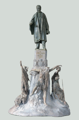 Vincenzo Vela
Monument à Camillo Benso, comte de Cavour
1863 / terre-cuite et plâtre patiné
