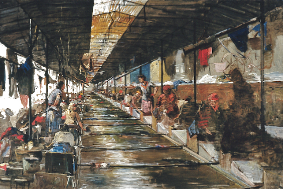 Spartaco Vela
Le lavoir
n.d. / huile sur toile