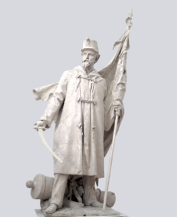 Vincenzo Vela
L’Alfiere. Monumento all’Esercito Sardo
1857-59 / gesso
