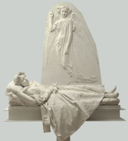Vincenzo Vela
Figura giacente. Monumento funerario di Marie-Louise Joséphine Dufresne
1868 / gesso
