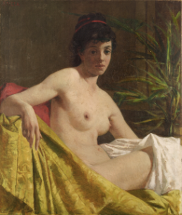 Spartaco Vela
Studio di nudo femminile
s.d. / olio su tela